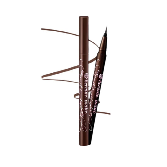 smooth liquid eyeliner isehan brown front inside